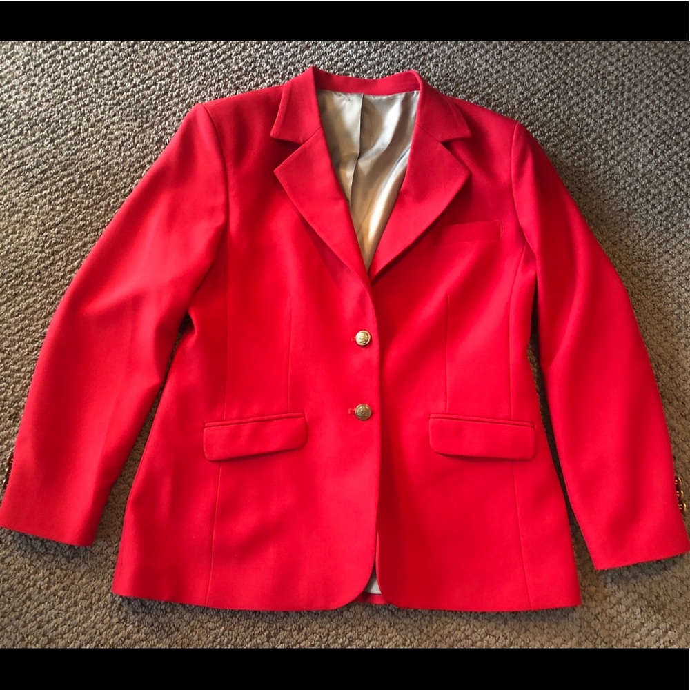 Red blazer